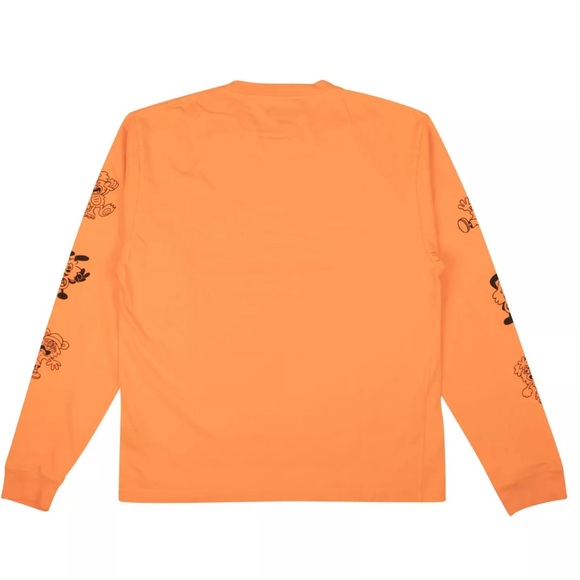Complexcon X Verdy Logo Long Sleeve Shirt Orange - Picture 3 of 3